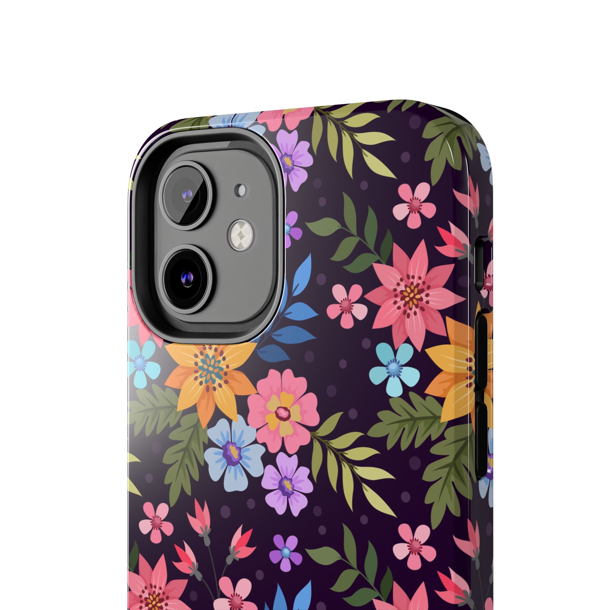 iPhone & Samsung Tough Phone Case  — Floral, Colorful, Garden Protective Phone Cover #8590327742647