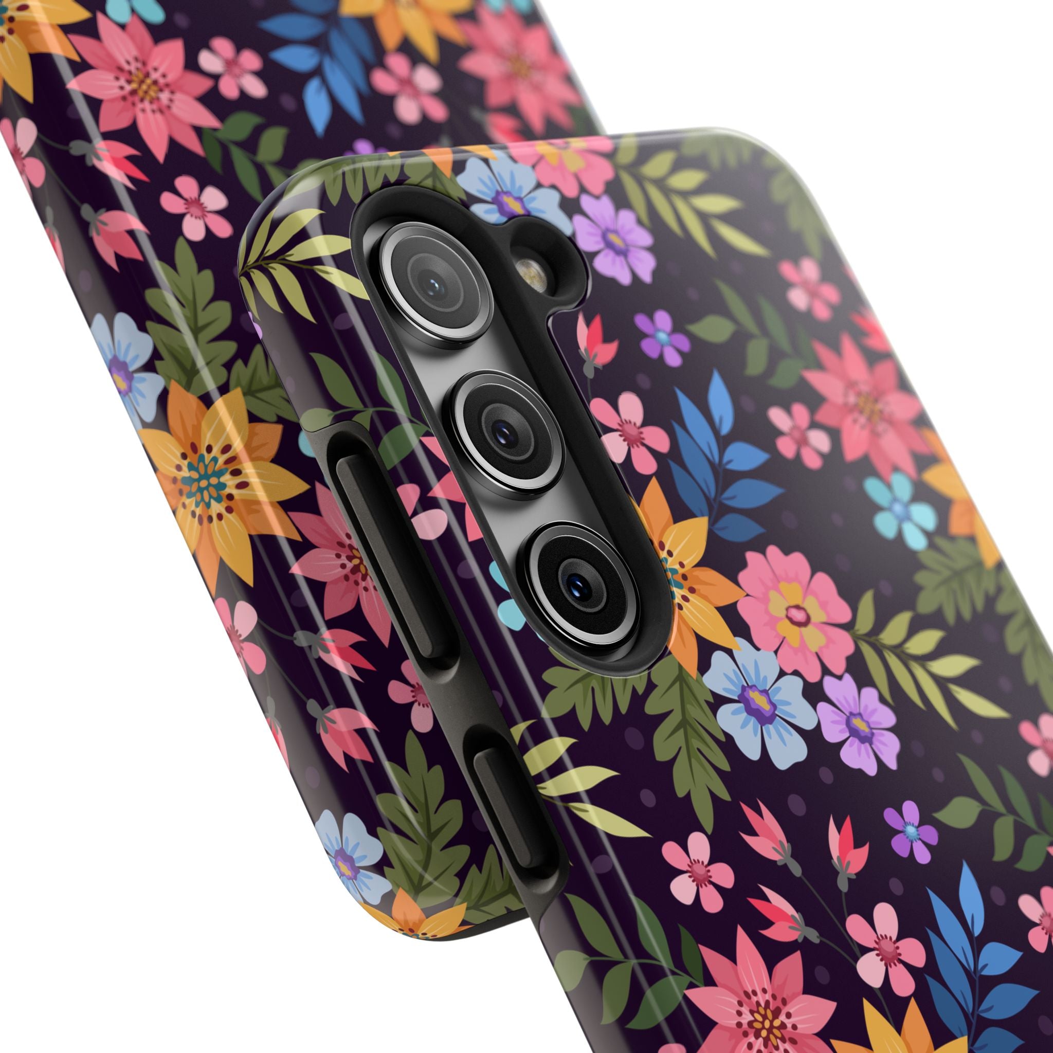 iPhone & Samsung Tough Phone Case  — Floral, Colorful, Garden Protective Phone Cover #8590327742647