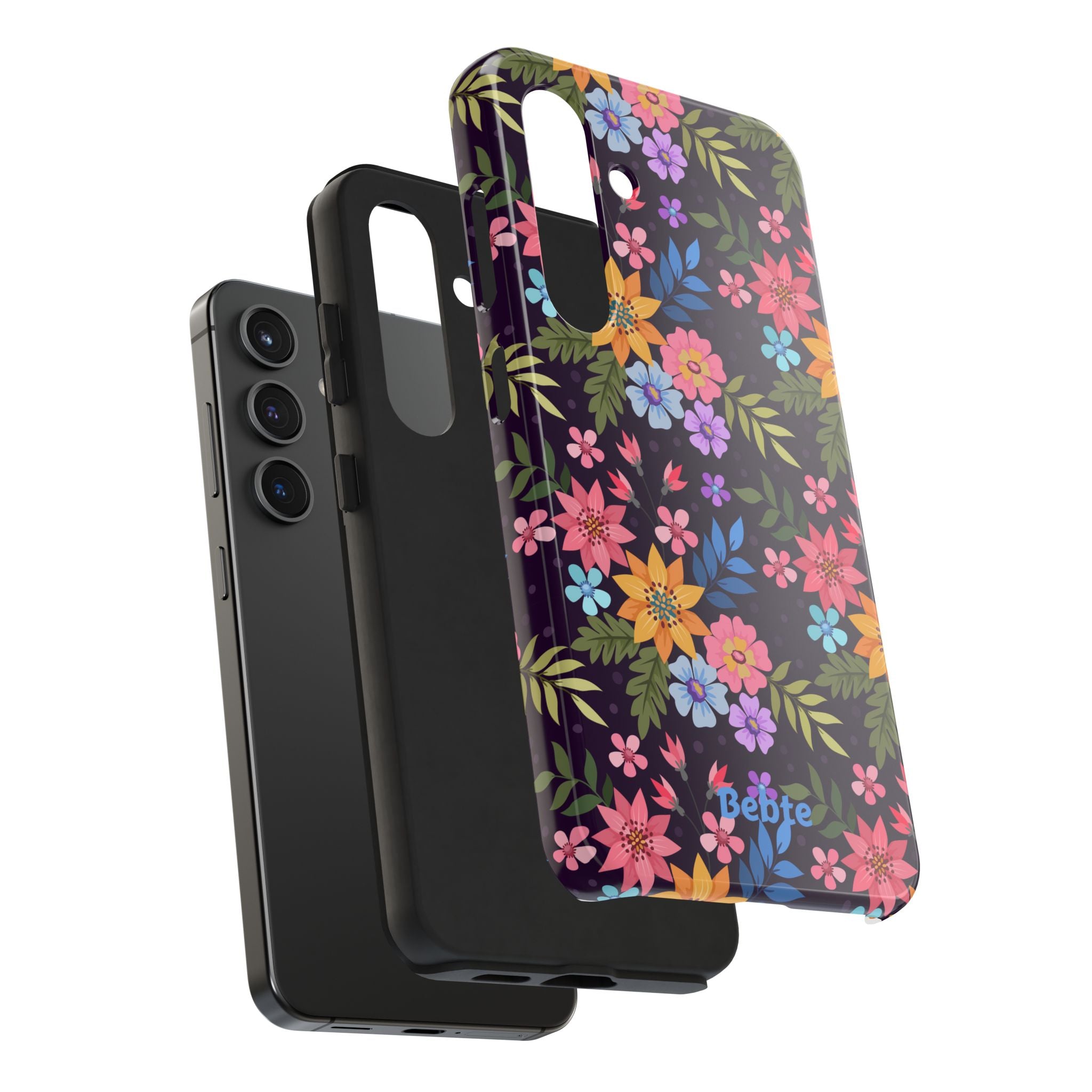 iPhone & Samsung Tough Phone Case  — Floral, Colorful, Garden Protective Phone Cover #8590327742647