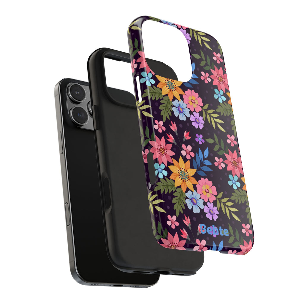 iPhone & Samsung Tough Phone Case  — Floral, Colorful, Garden Protective Phone Cover #8590327742647