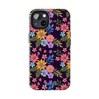iPhone & Samsung Tough Phone Case  — Floral, Colorful, Garden Protective Phone Cover #8590327742647
