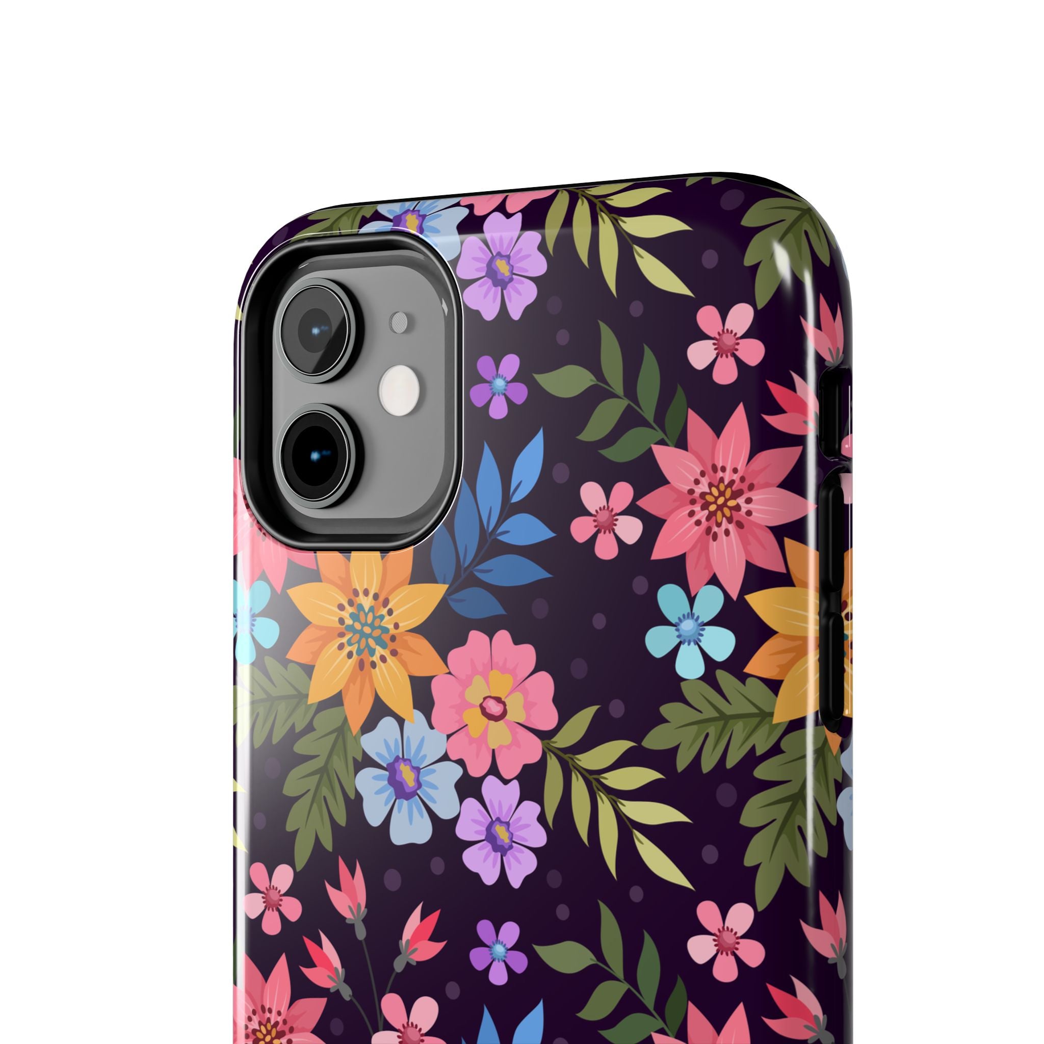 iPhone & Samsung Tough Phone Case  — Floral, Colorful, Garden Protective Phone Cover #8590327742647