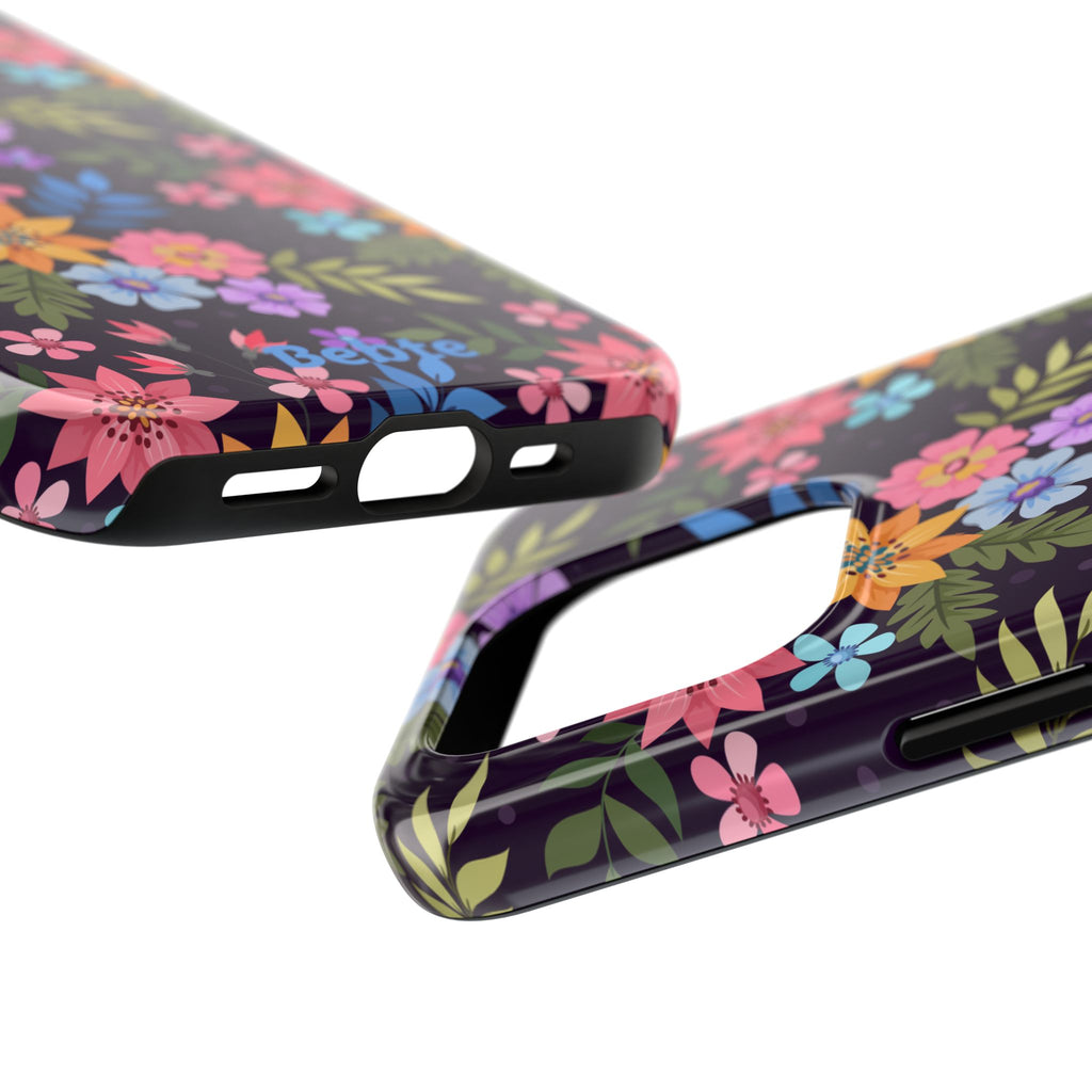 iPhone & Samsung Tough Phone Case  — Floral, Colorful, Garden Protective Phone Cover #8590327742647