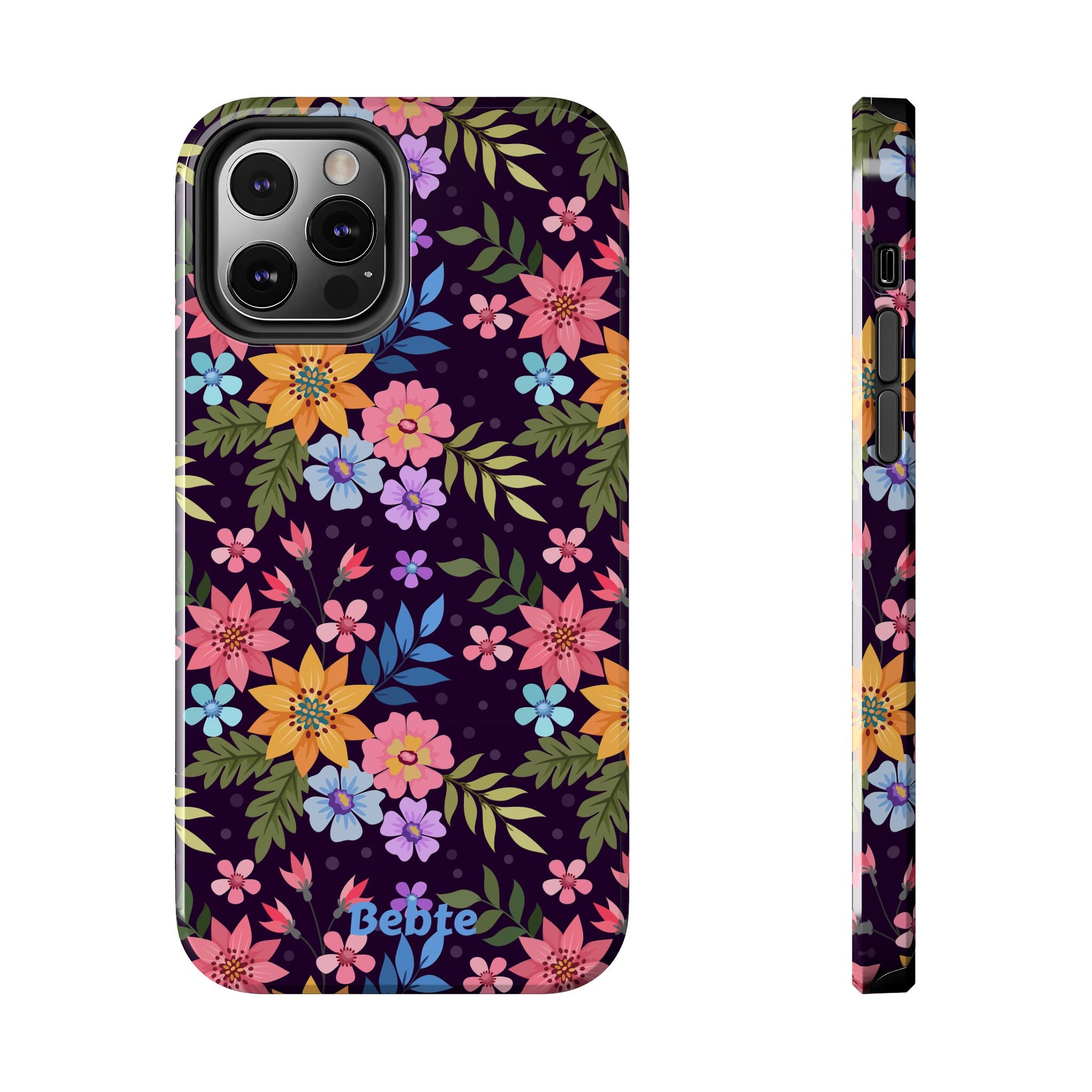 iPhone & Samsung Tough Phone Case  — Floral, Colorful, Garden Protective Phone Cover #8590327742647