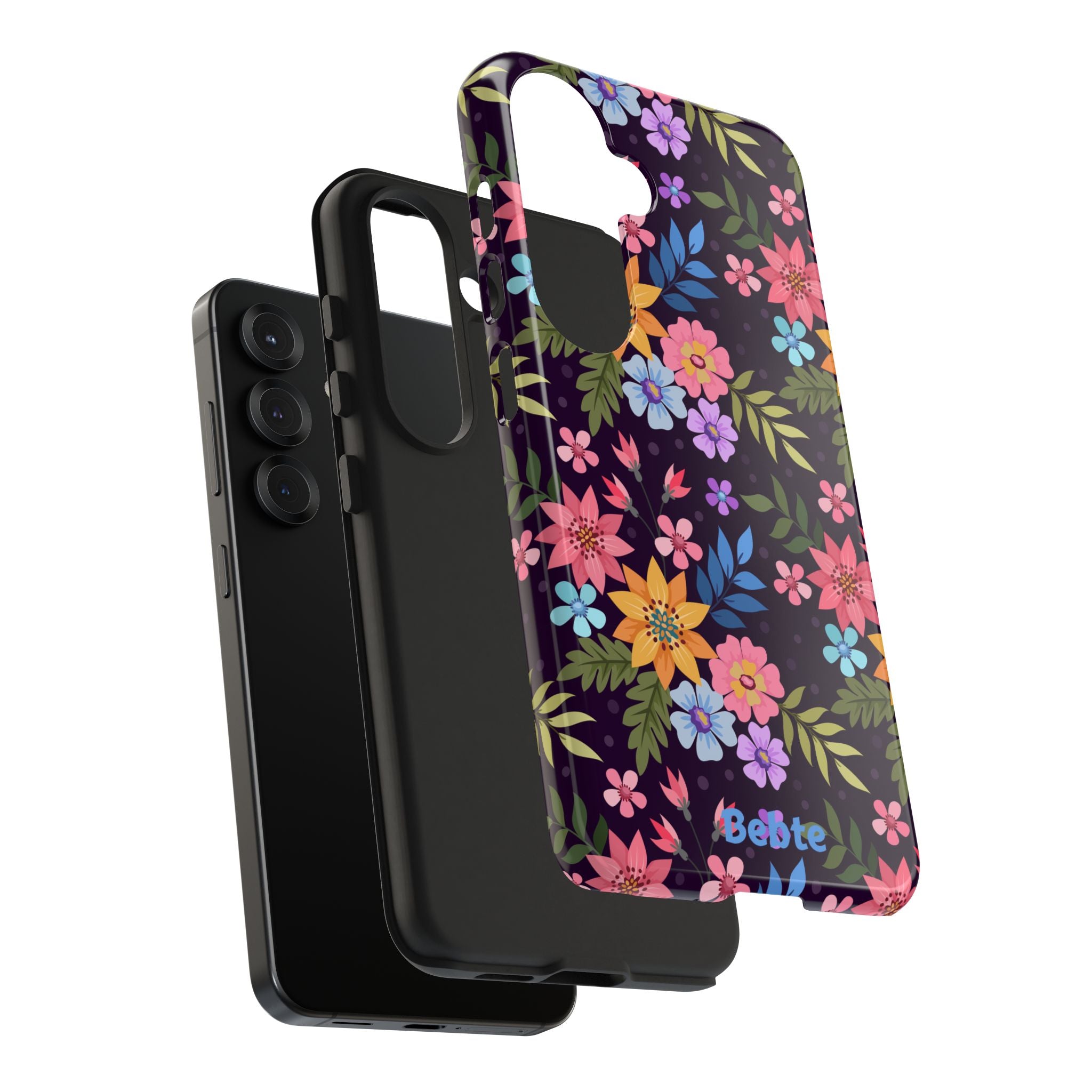 iPhone & Samsung Tough Phone Case  — Floral, Colorful, Garden Protective Phone Cover #8590327742647