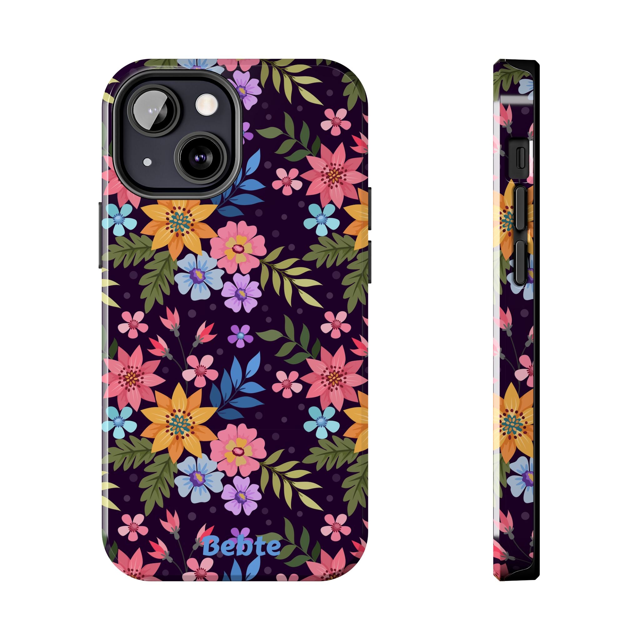iPhone & Samsung Tough Phone Case  — Floral, Colorful, Garden Protective Phone Cover #8590327742647