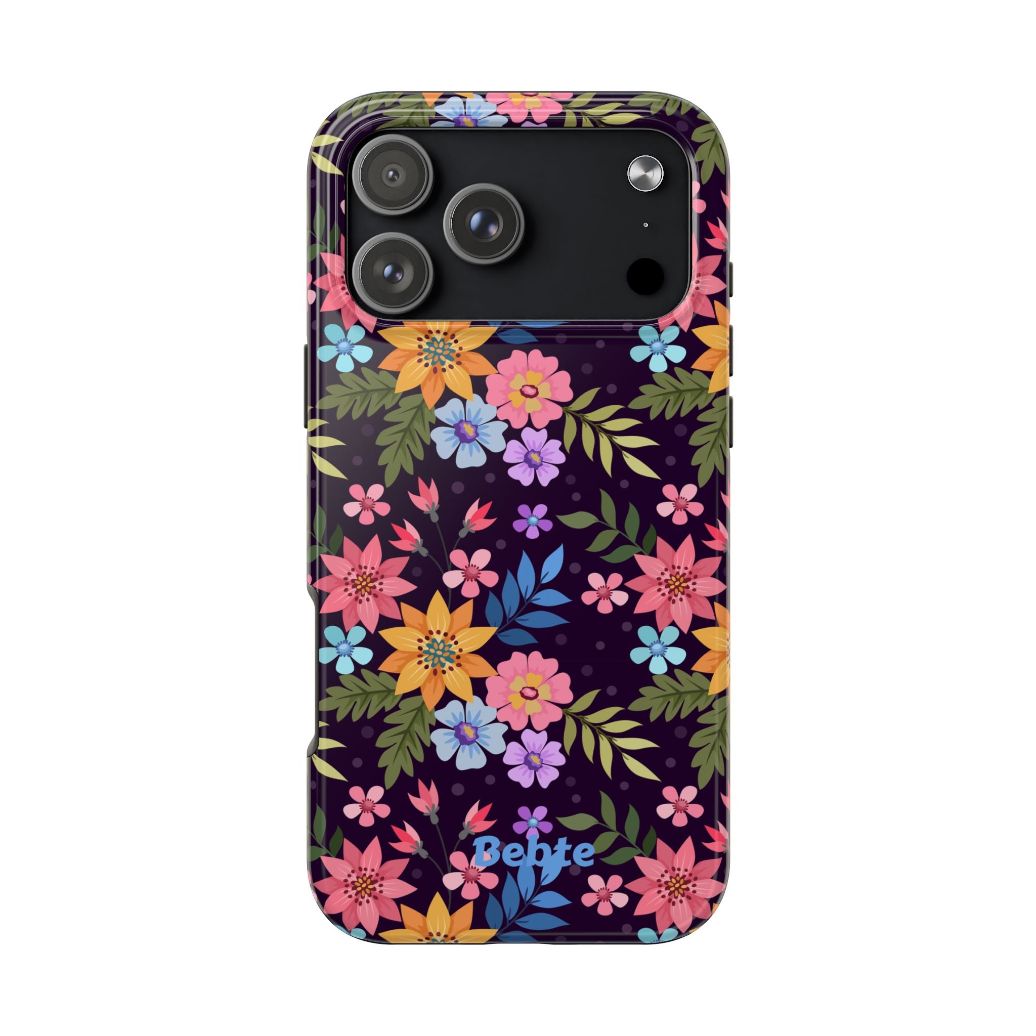 iPhone & Samsung Tough Phone Case  — Floral, Colorful, Garden Protective Phone Cover #8590327742647