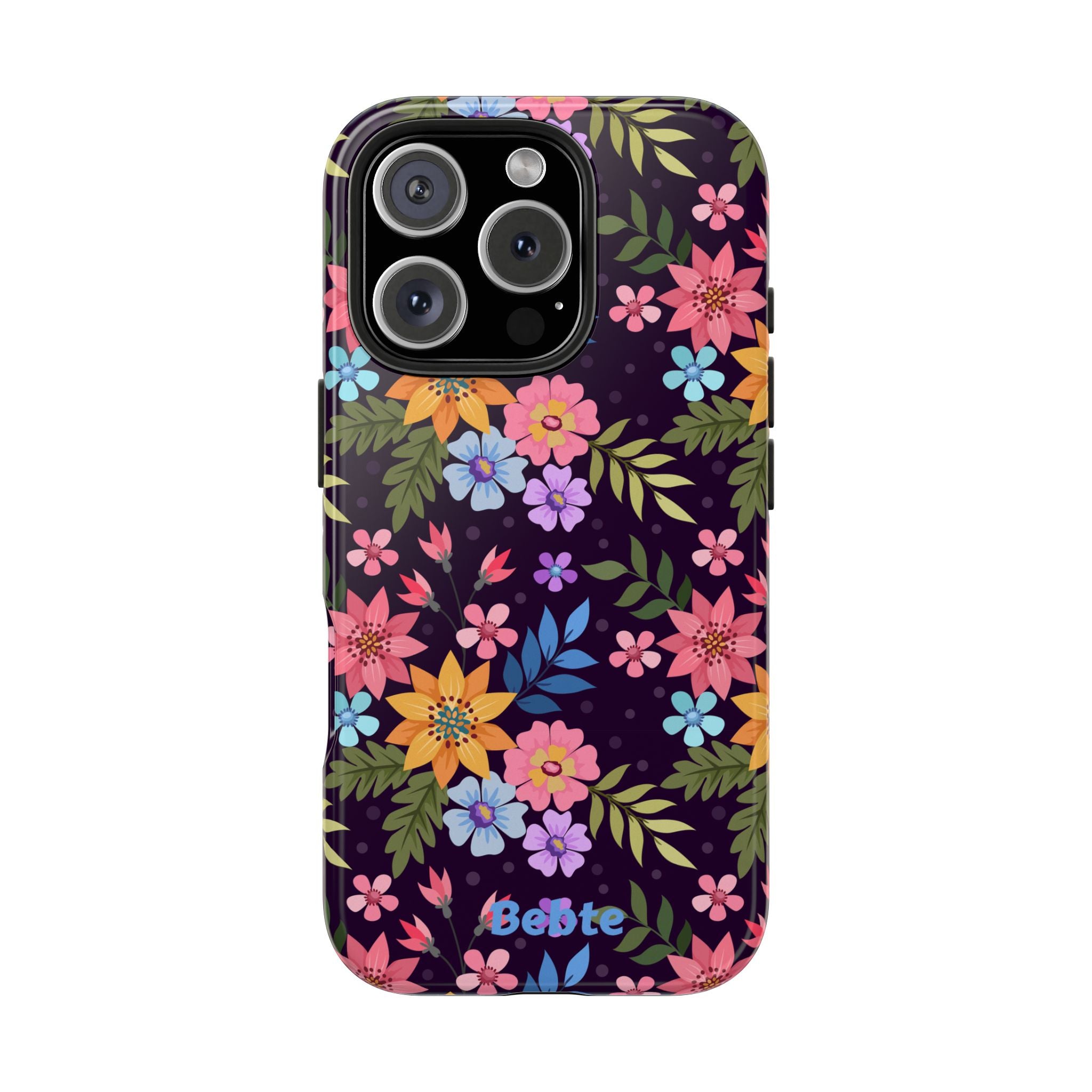 iPhone & Samsung Tough Phone Case  — Floral, Colorful, Garden Protective Phone Cover #8590327742647