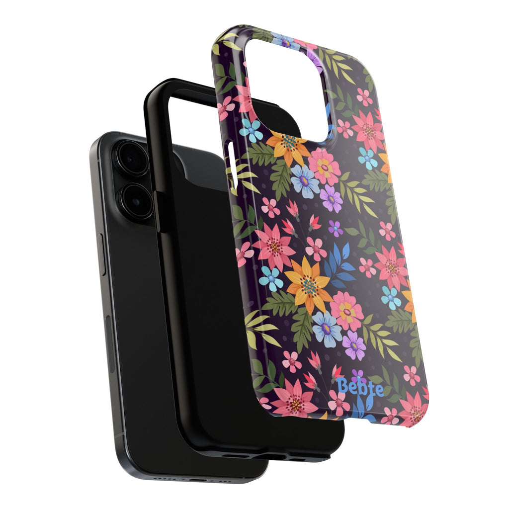 iPhone & Samsung Tough Phone Case  — Floral, Colorful, Garden Protective Phone Cover #8590327742647