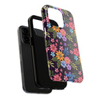 iPhone & Samsung Tough Phone Case  — Floral, Colorful, Garden Protective Phone Cover #8590327742647