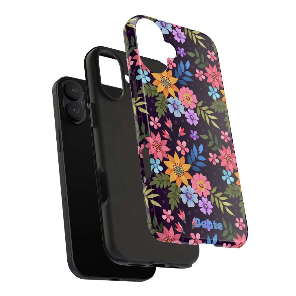 iPhone & Samsung Tough Phone Case  — Floral, Colorful, Garden Protective Phone Cover #8590327742647