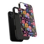iPhone & Samsung Tough Phone Case  — Floral, Colorful, Garden Protective Phone Cover #8590327742647