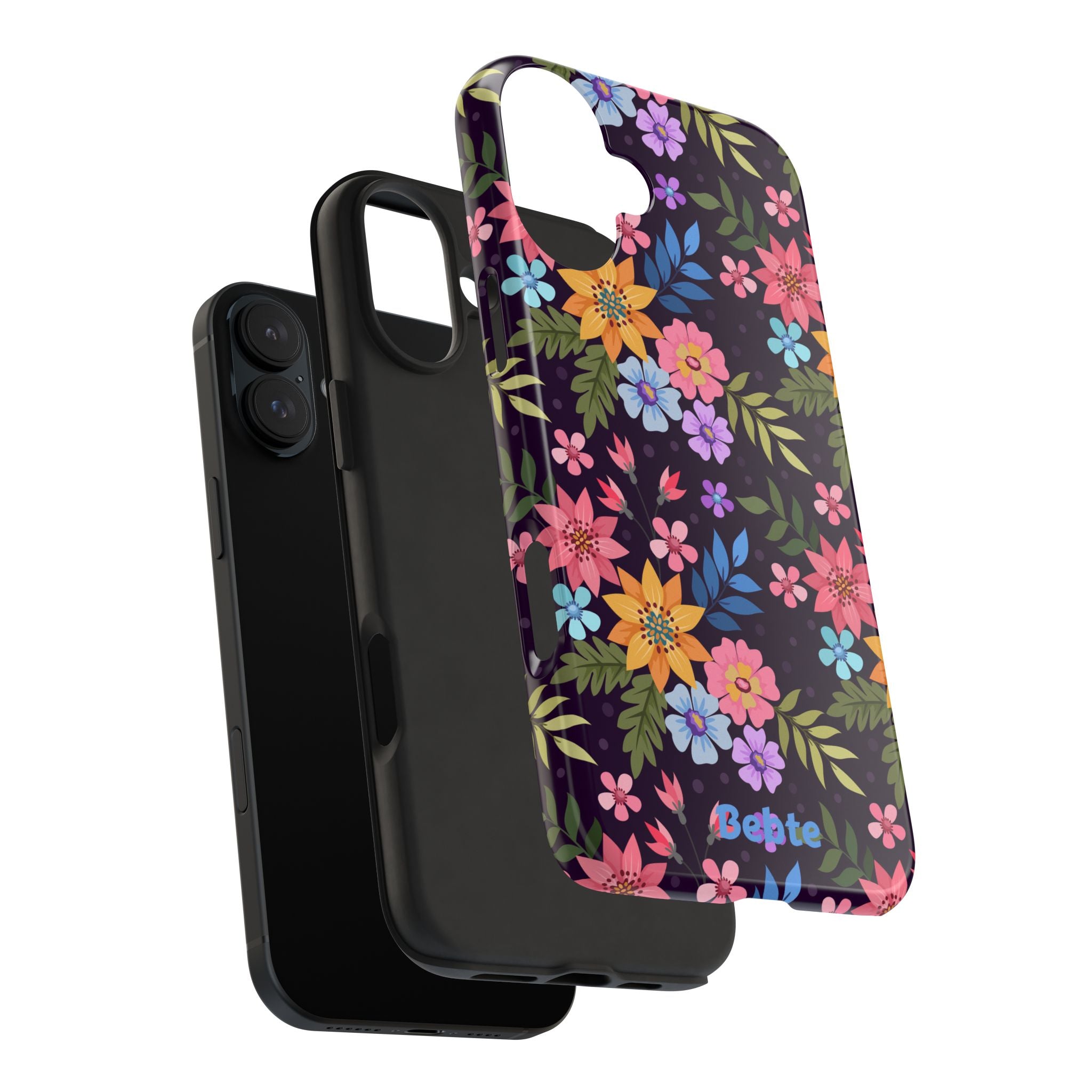 iPhone & Samsung Tough Phone Case  — Floral, Colorful, Garden Protective Phone Cover #8590327742647