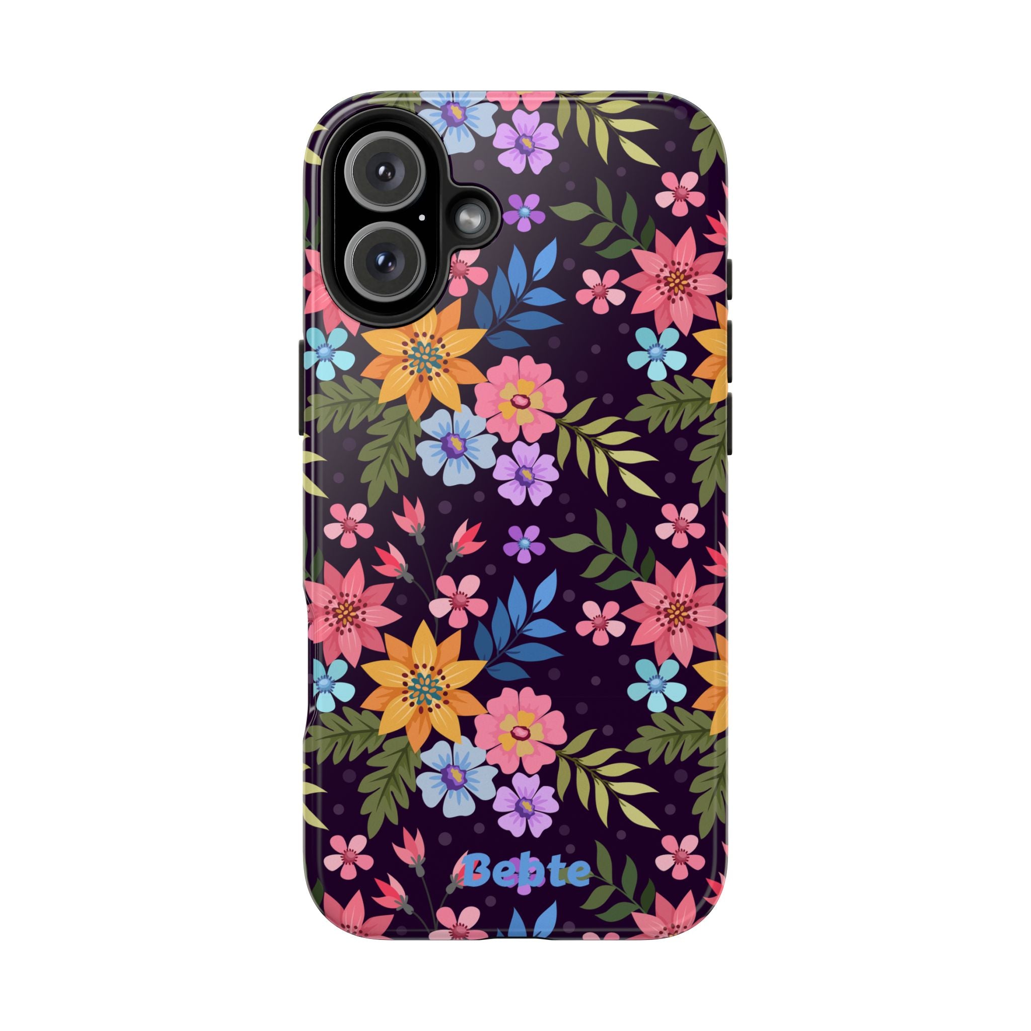 iPhone & Samsung Tough Phone Case  — Floral, Colorful, Garden Protective Phone Cover #8590327742647