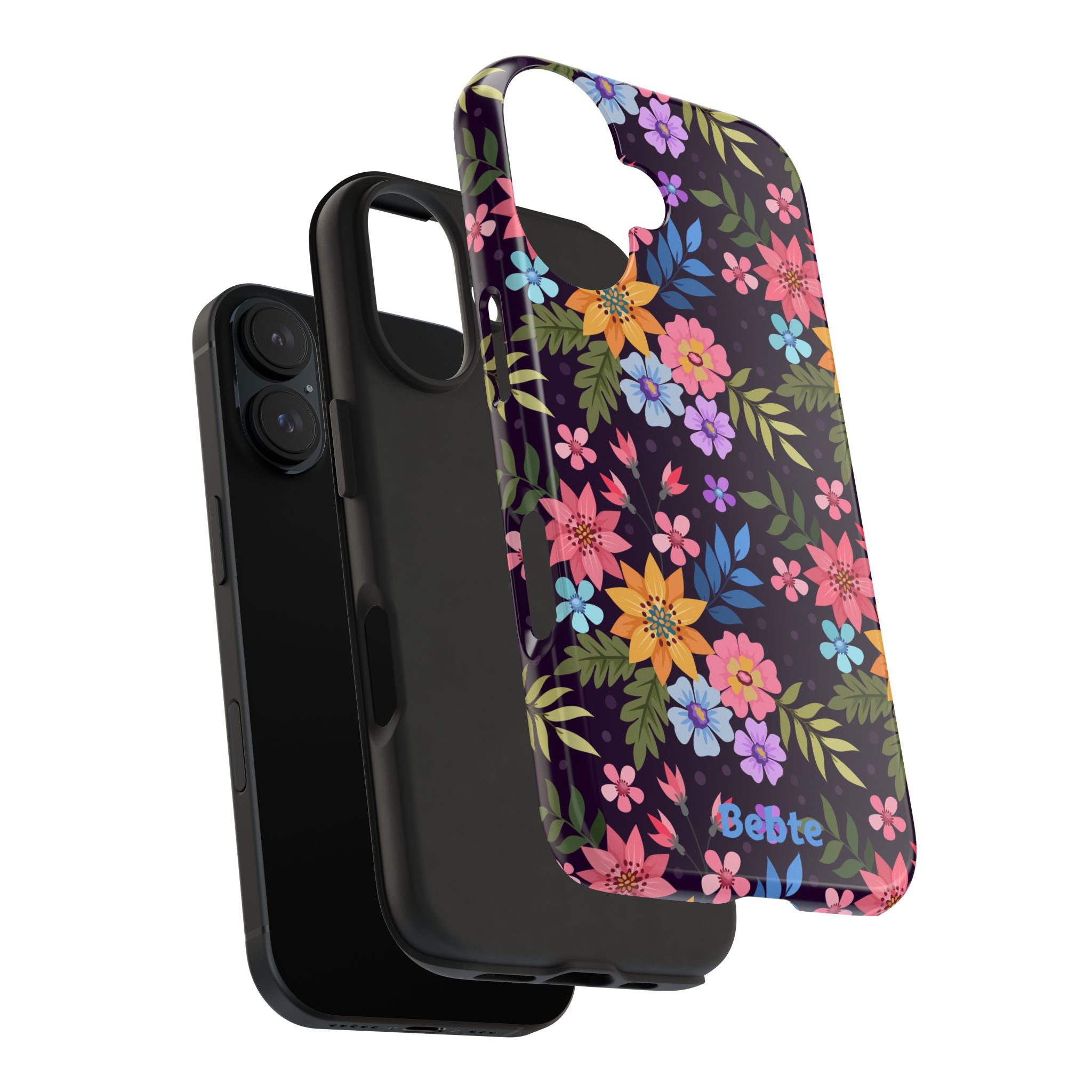 iPhone & Samsung Tough Phone Case  — Floral, Colorful, Garden Protective Phone Cover #8590327742647