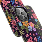 iPhone & Samsung Tough Phone Case  — Floral, Colorful, Garden Protective Phone Cover #8590327742647