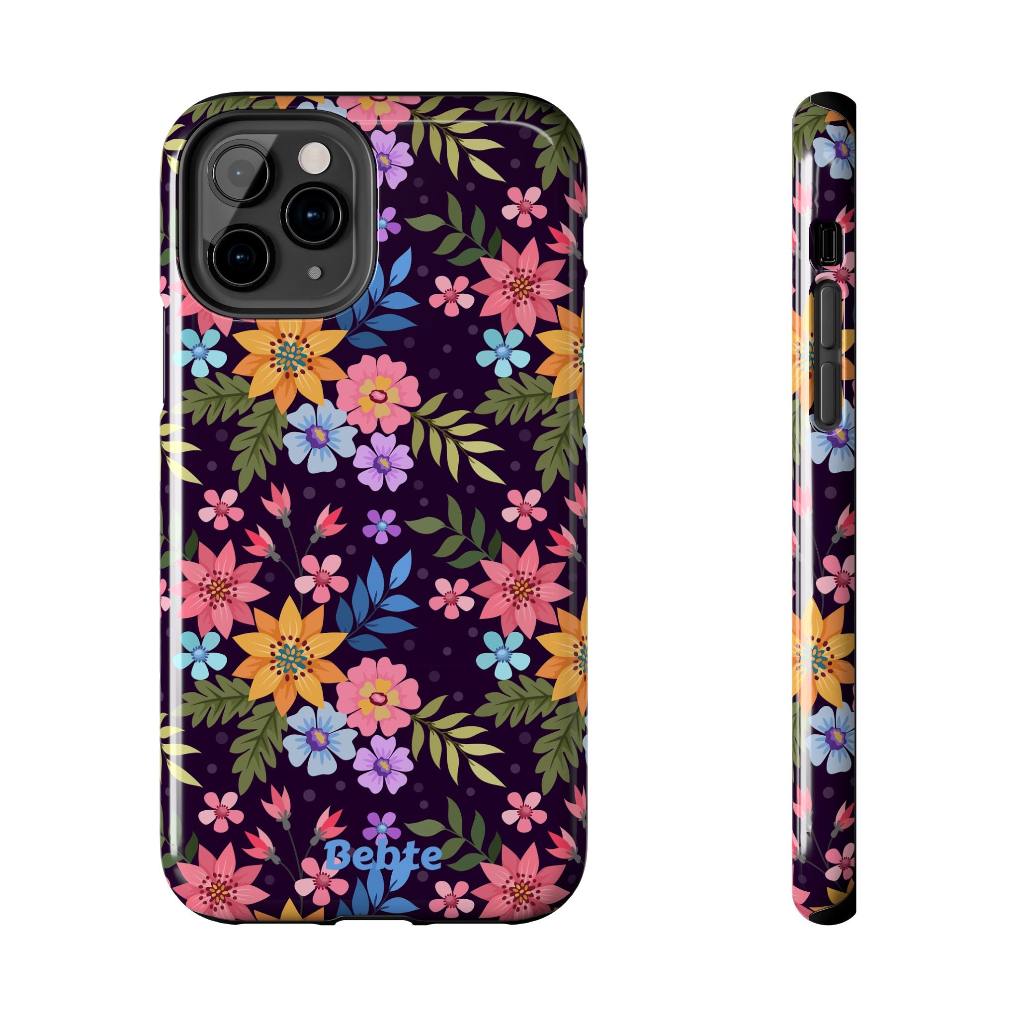 iPhone & Samsung Tough Phone Case  — Floral, Colorful, Garden Protective Phone Cover #8590327742647