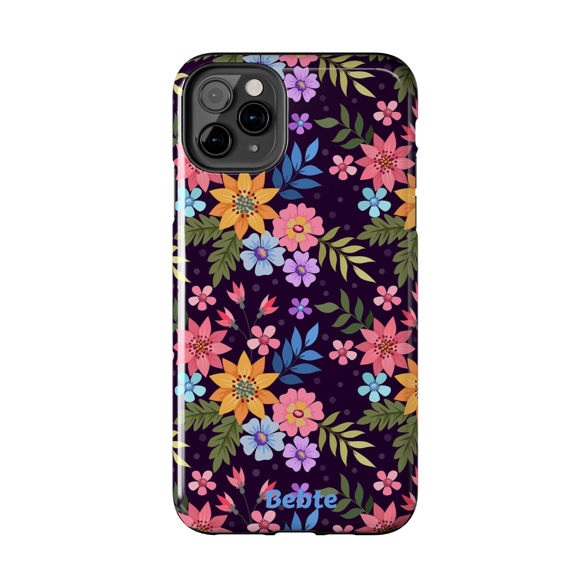 iPhone & Samsung Tough Phone Case  — Floral, Colorful, Garden Protective Phone Cover #8590327742647