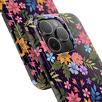 iPhone & Samsung Tough Phone Case  — Floral, Colorful, Garden Protective Phone Cover #8590327742647