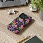 iPhone & Samsung Tough Phone Case  — Floral, Colorful, Garden Protective Phone Cover #8590327742647