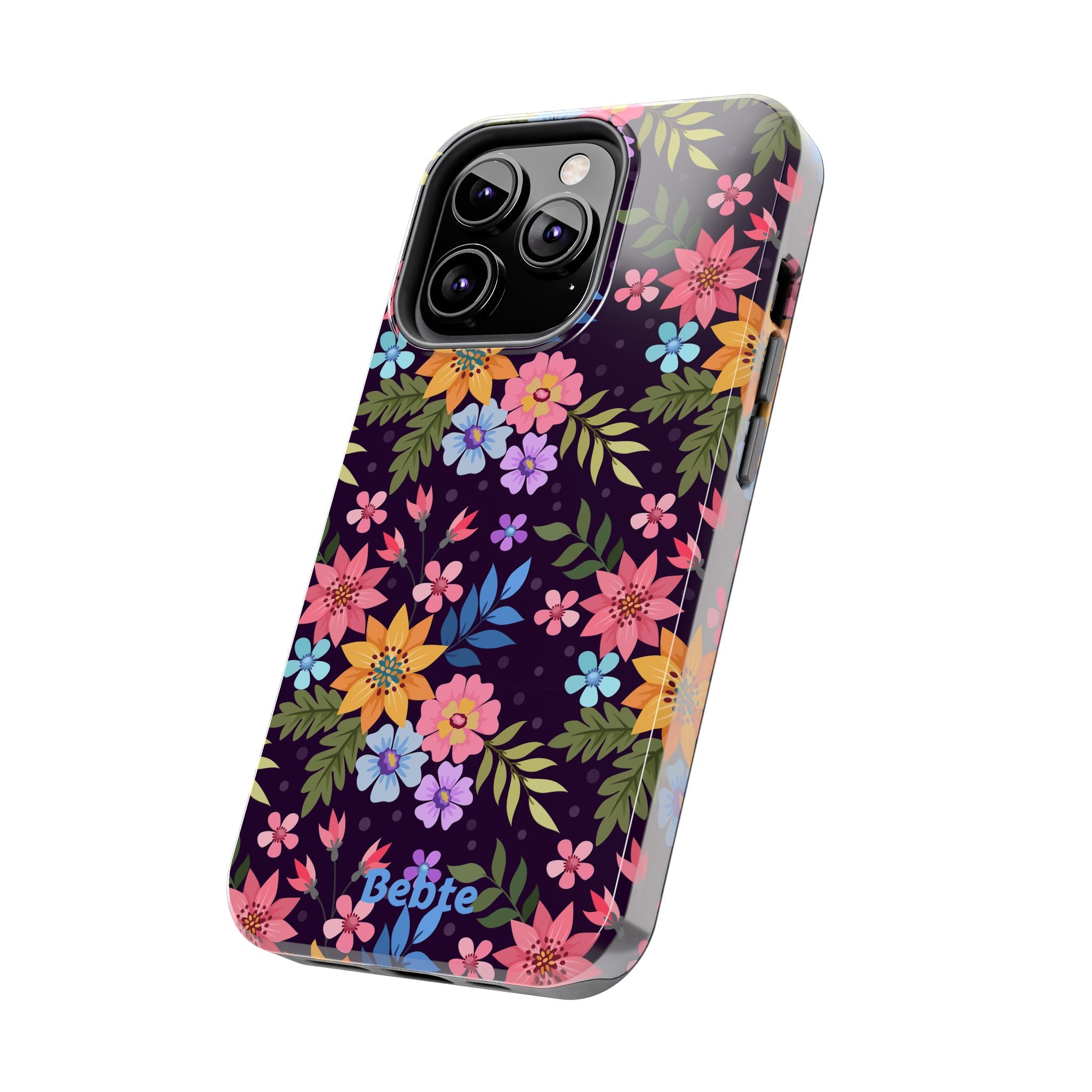 iPhone & Samsung Tough Phone Case  — Floral, Colorful, Garden Protective Phone Cover #8590327742647