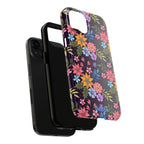 iPhone & Samsung Tough Phone Case  — Floral, Colorful, Garden Protective Phone Cover #8590327742647