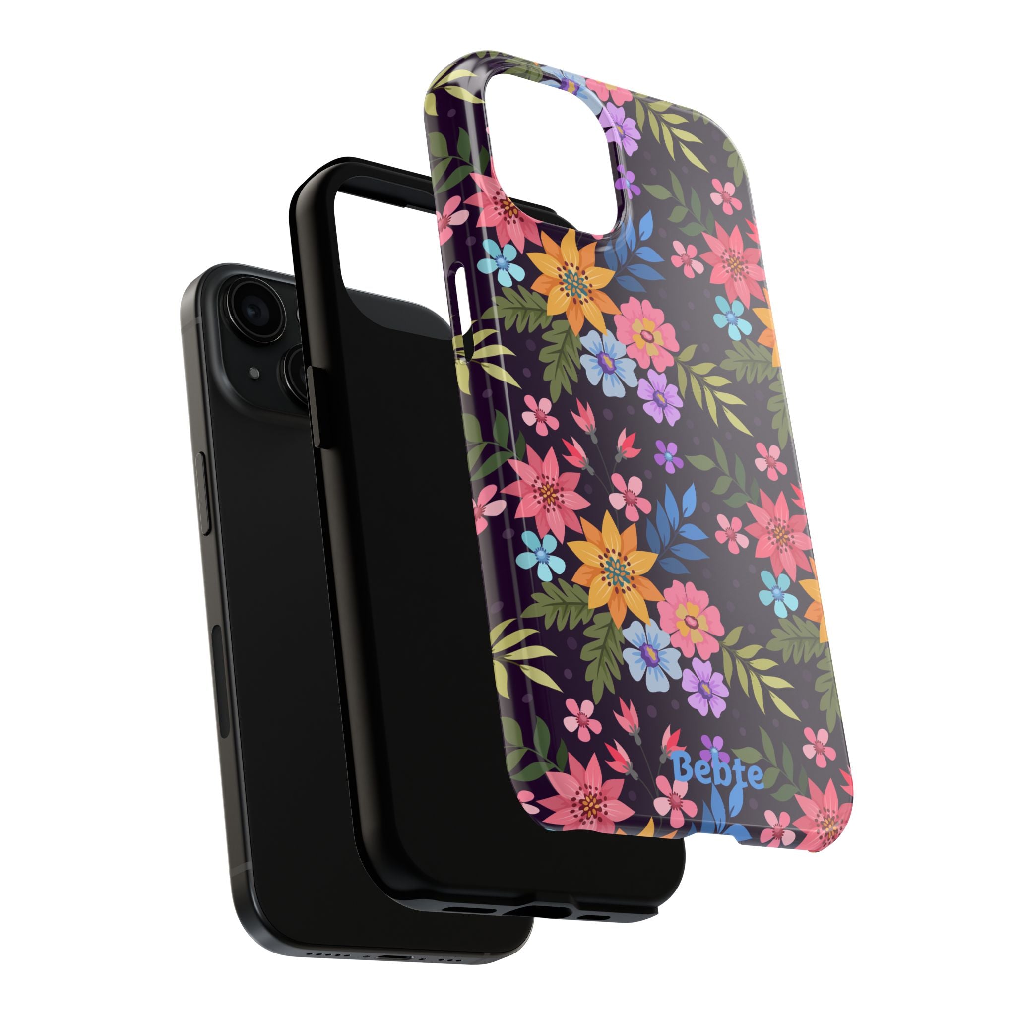 iPhone & Samsung Tough Phone Case  — Floral, Colorful, Garden Protective Phone Cover #8590327742647