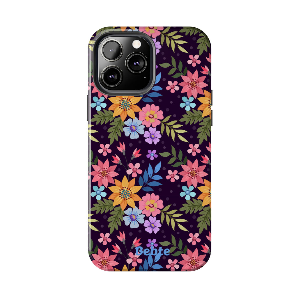 iPhone & Samsung Tough Phone Case  — Floral, Colorful, Garden Protective Phone Cover #8590327742647