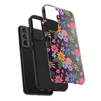 iPhone & Samsung Tough Phone Case  — Floral, Colorful, Garden Protective Phone Cover #8590327742647