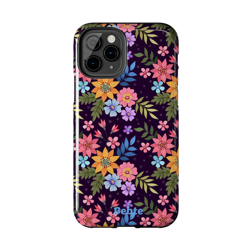 iPhone & Samsung Tough Phone Case  — Floral, Colorful, Garden Protective Phone Cover #8590327742647