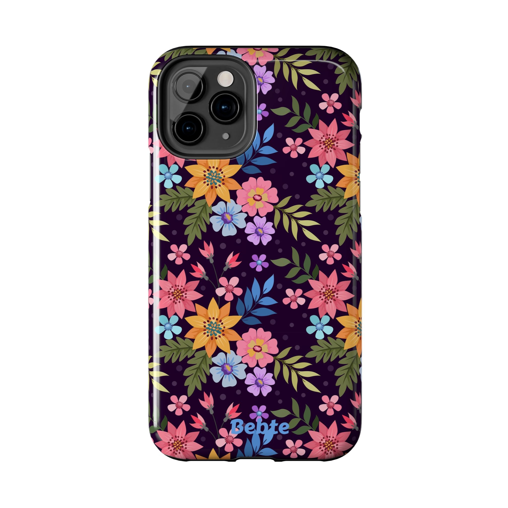 iPhone & Samsung Tough Phone Case  — Floral, Colorful, Garden Protective Phone Cover #8590327742647