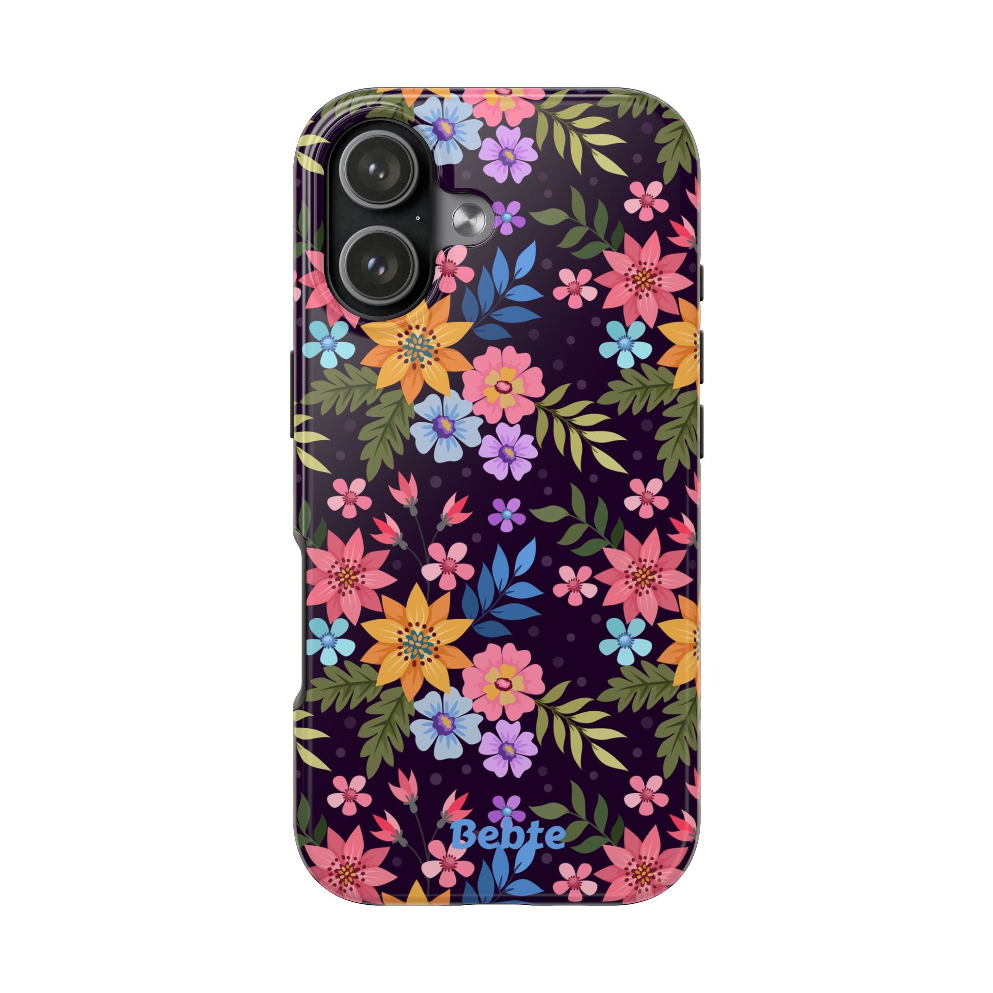 iPhone & Samsung Tough Phone Case  — Floral, Colorful, Garden Protective Phone Cover #8590327742647