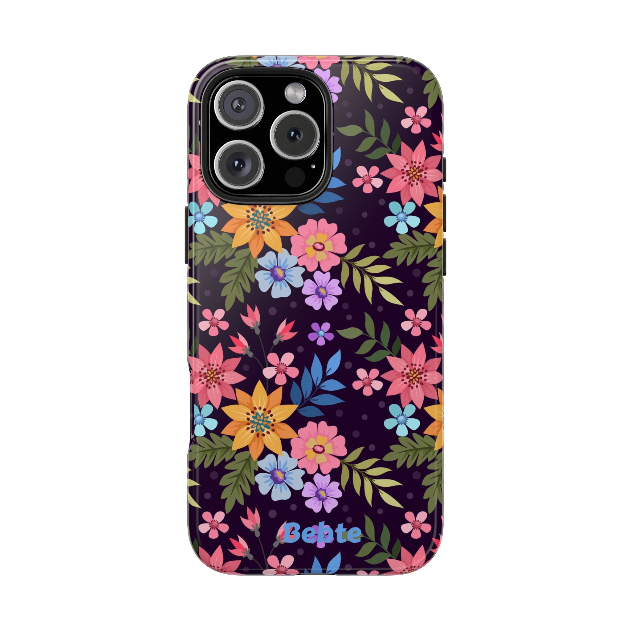 iPhone & Samsung Tough Phone Case  — Floral, Colorful, Garden Protective Phone Cover #8590327742647