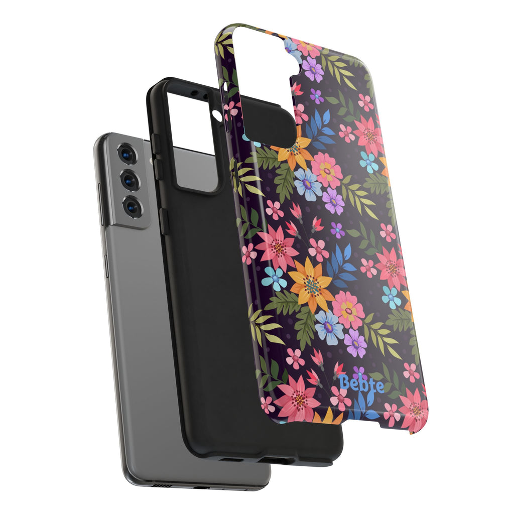 iPhone & Samsung Tough Phone Case  — Floral, Colorful, Garden Protective Phone Cover #8590327742647