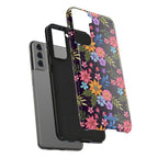 iPhone & Samsung Tough Phone Case  — Floral, Colorful, Garden Protective Phone Cover #8590327742647