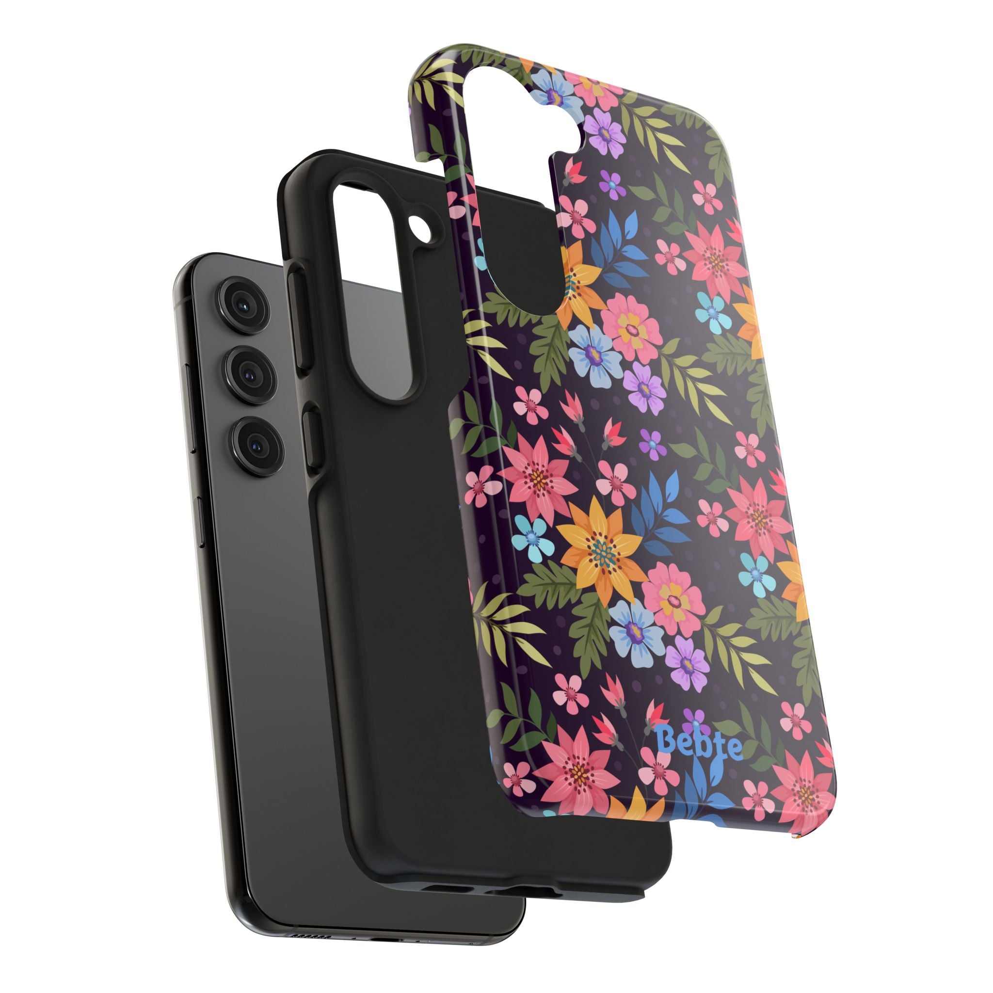 iPhone & Samsung Tough Phone Case  — Floral, Colorful, Garden Protective Phone Cover #8590327742647