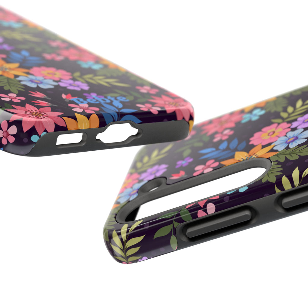 iPhone & Samsung Tough Phone Case  — Floral, Colorful, Garden Protective Phone Cover #8590327742647