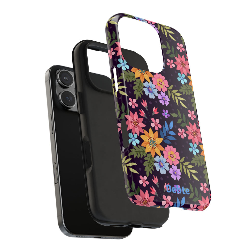 iPhone & Samsung Tough Phone Case  — Floral, Colorful, Garden Protective Phone Cover #8590327742647
