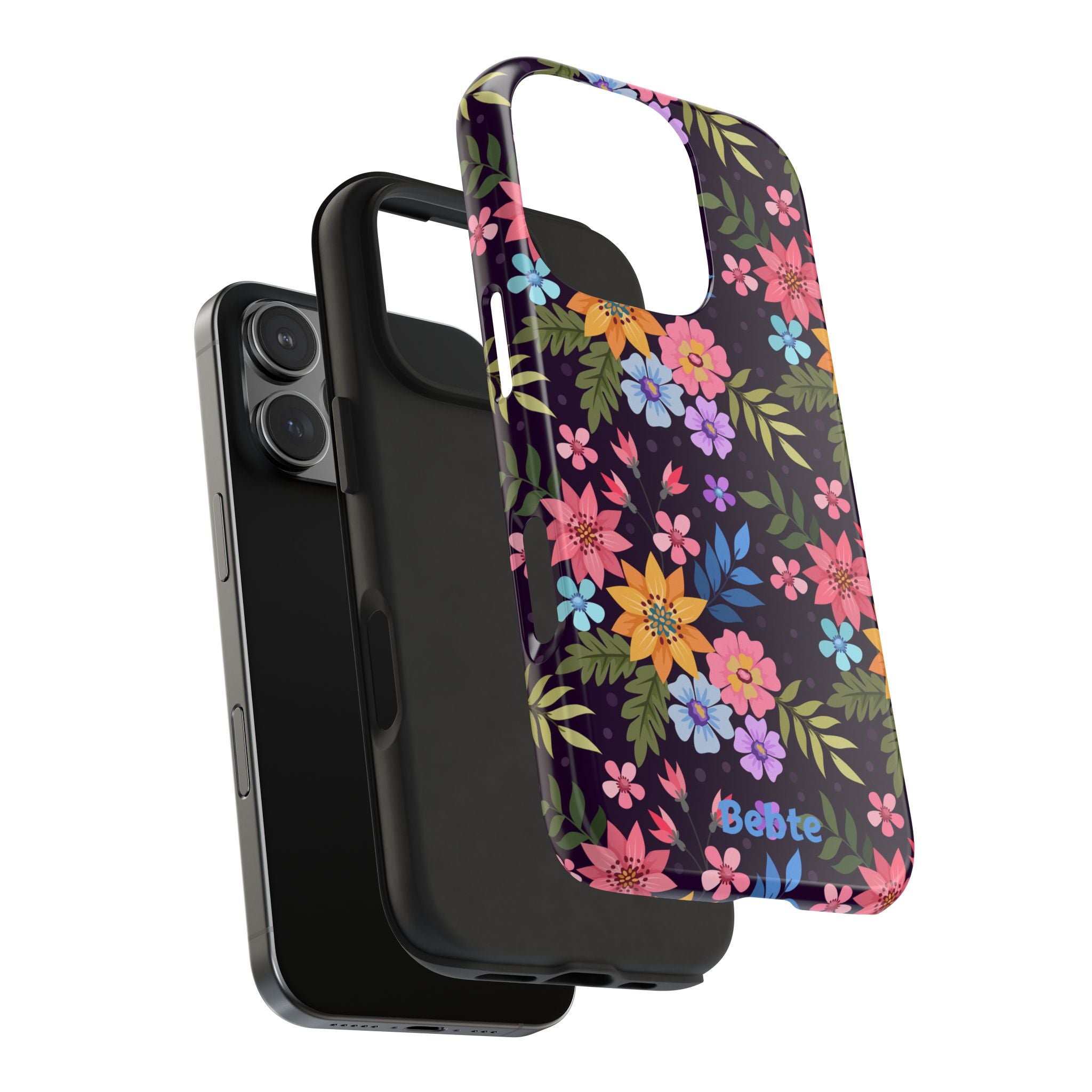 iPhone & Samsung Tough Phone Case  — Floral, Colorful, Garden Protective Phone Cover #8590327742647