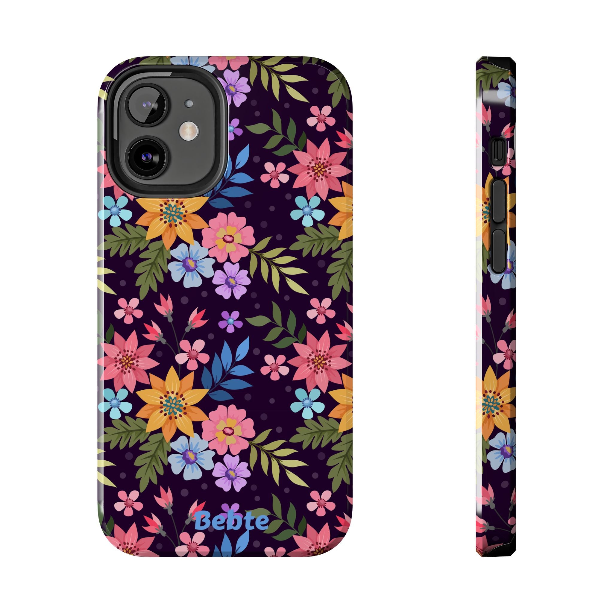 iPhone & Samsung Tough Phone Case  — Floral, Colorful, Garden Protective Phone Cover #8590327742647