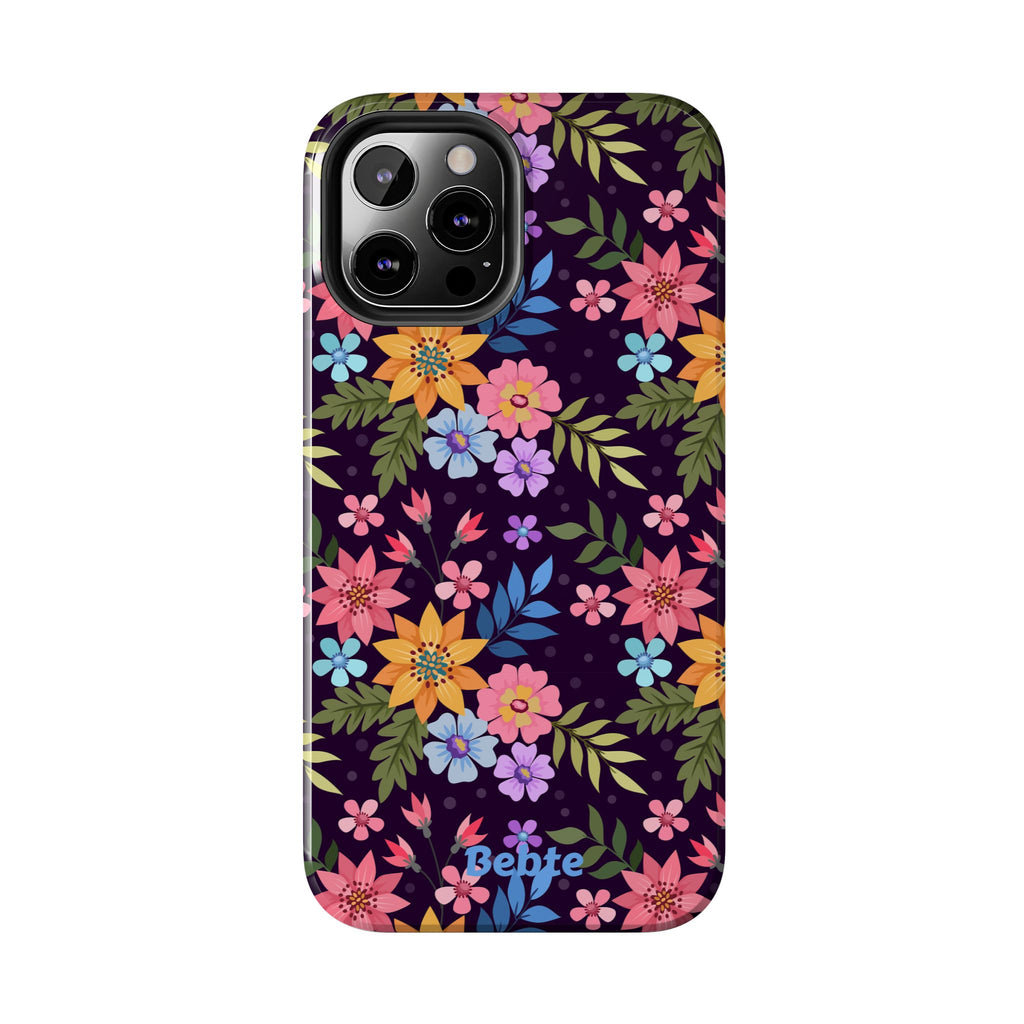 iPhone & Samsung Tough Phone Case  — Floral, Colorful, Garden Protective Phone Cover #8590327742647