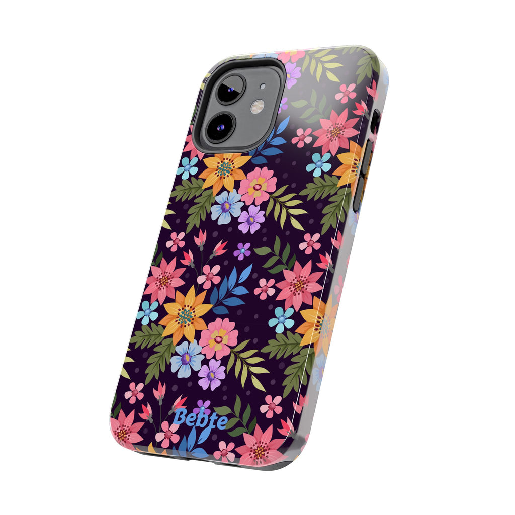 iPhone & Samsung Tough Phone Case  — Floral, Colorful, Garden Protective Phone Cover #8590327742647