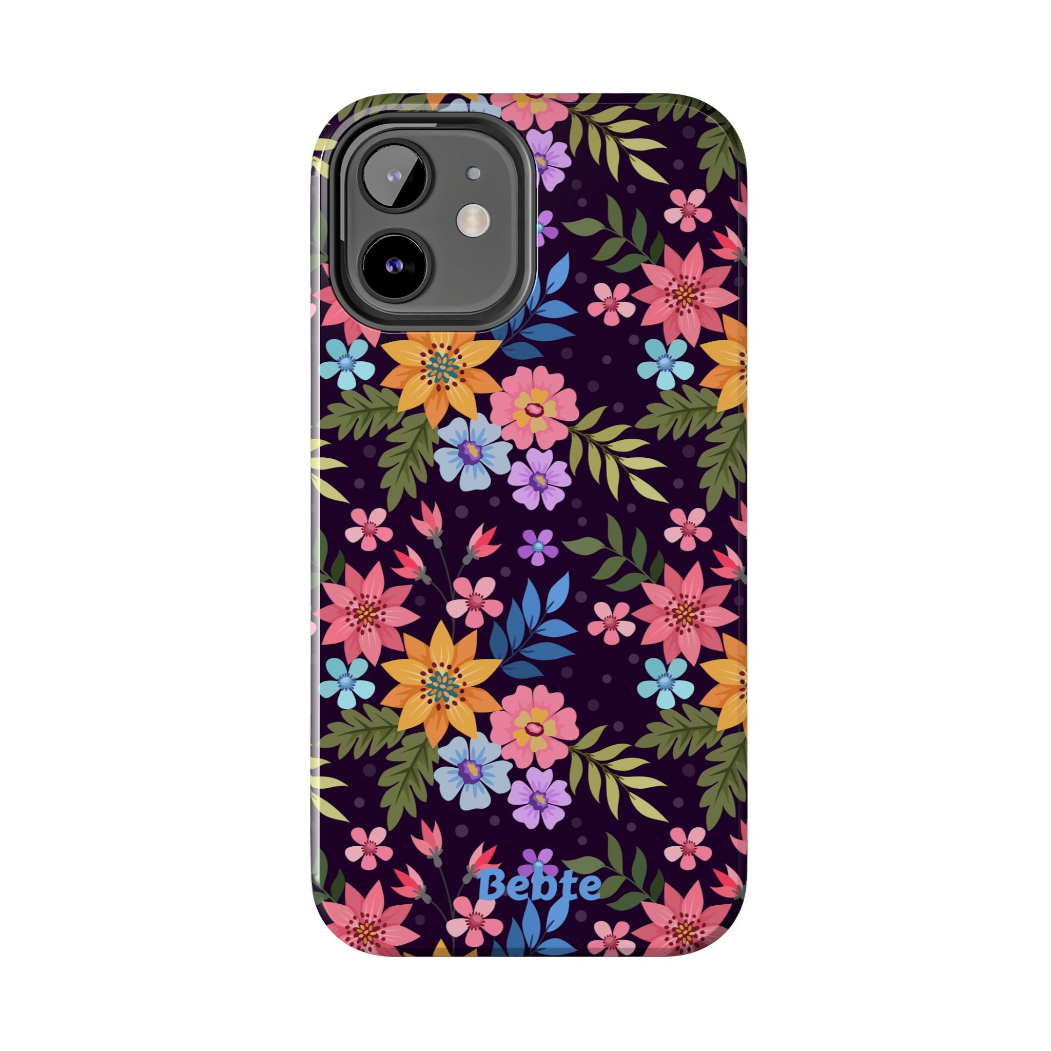 iPhone & Samsung Tough Phone Case  — Floral, Colorful, Garden Protective Phone Cover #8590327742647