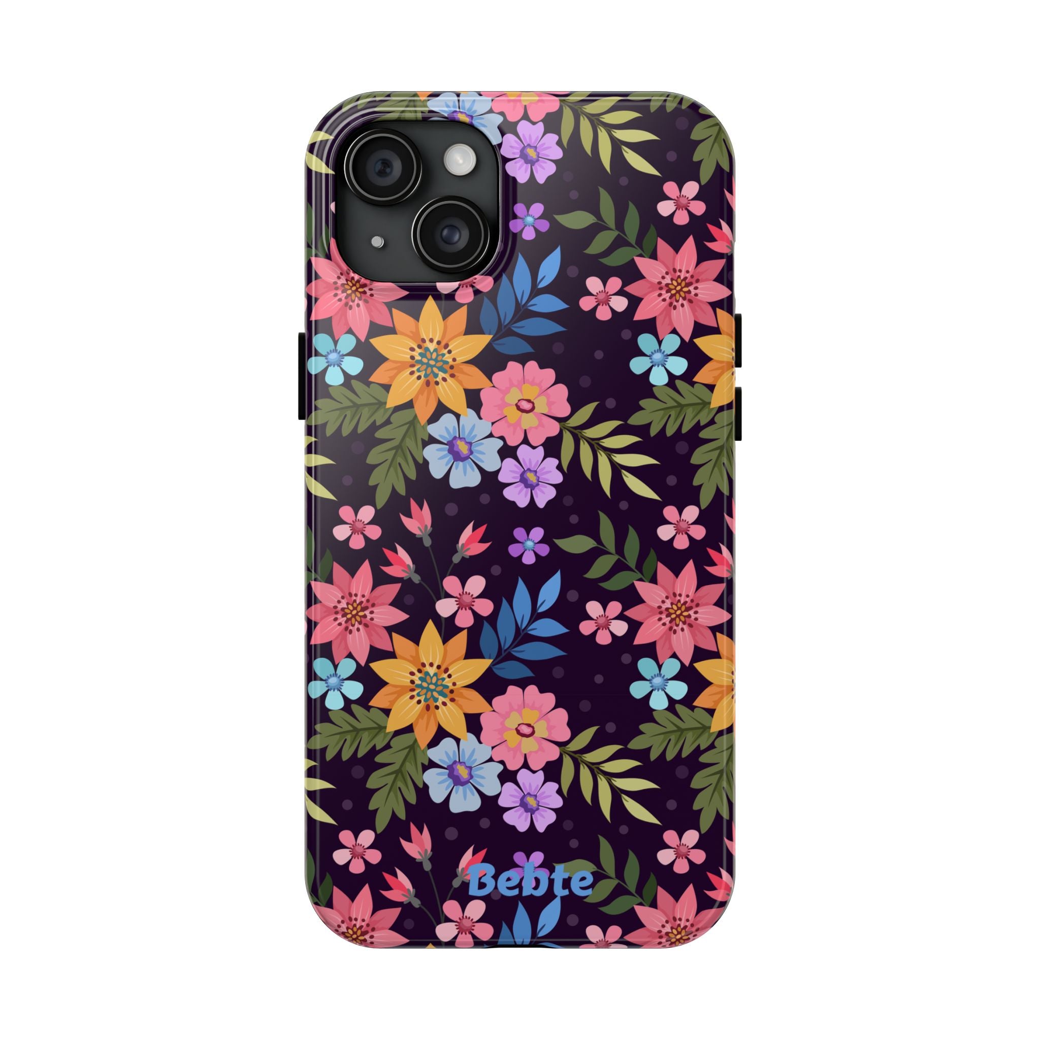 iPhone & Samsung Tough Phone Case  — Floral, Colorful, Garden Protective Phone Cover #8590327742647