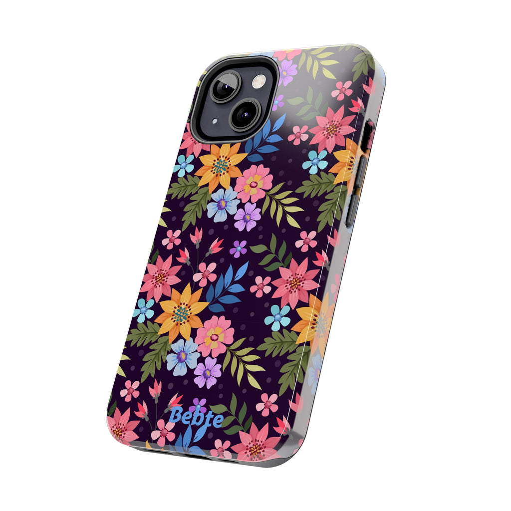 iPhone & Samsung Tough Phone Case  — Floral, Colorful, Garden Protective Phone Cover #8590327742647