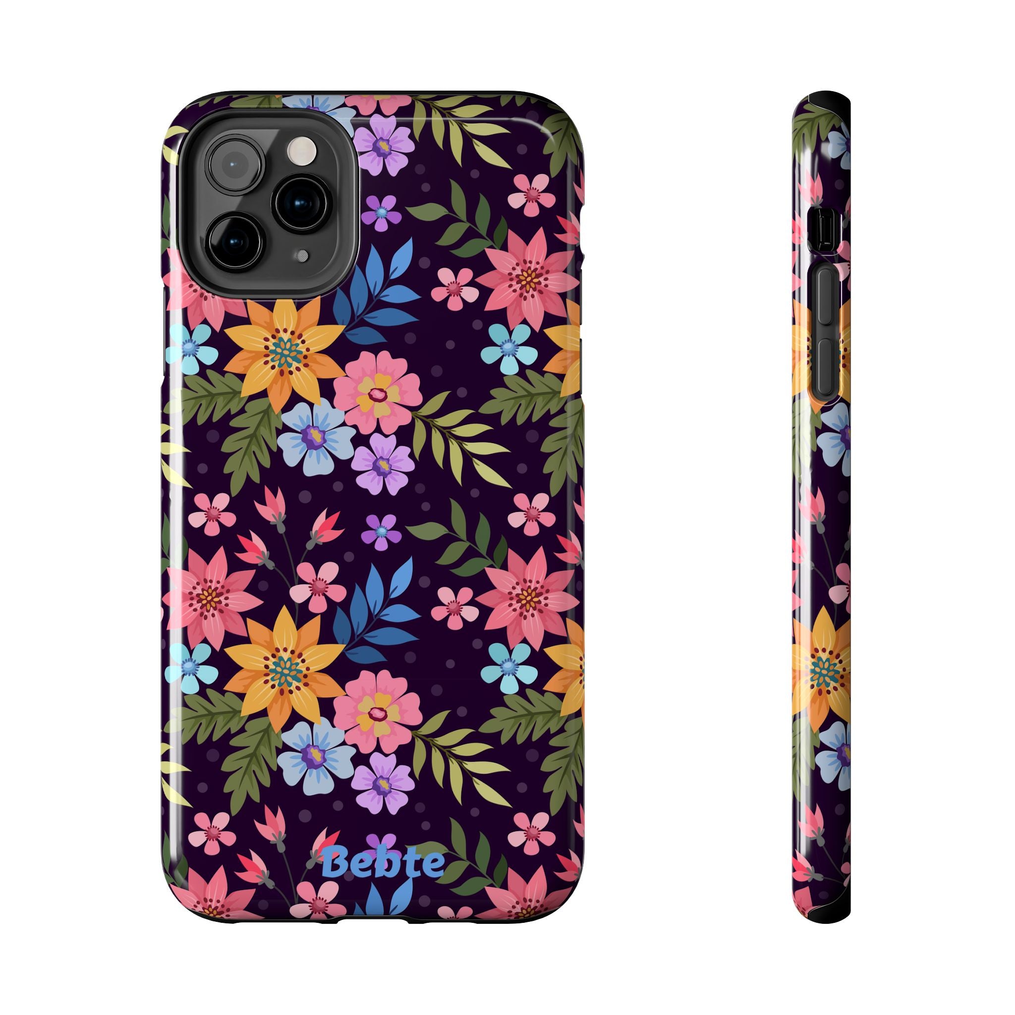 iPhone & Samsung Tough Phone Case  — Floral, Colorful, Garden Protective Phone Cover #8590327742647