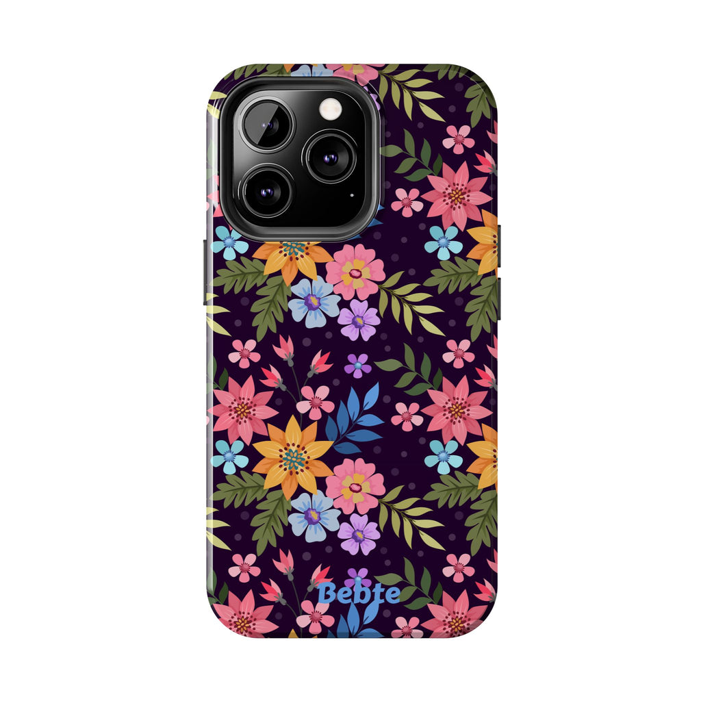 iPhone & Samsung Tough Phone Case  — Floral, Colorful, Garden Protective Phone Cover #8590327742647