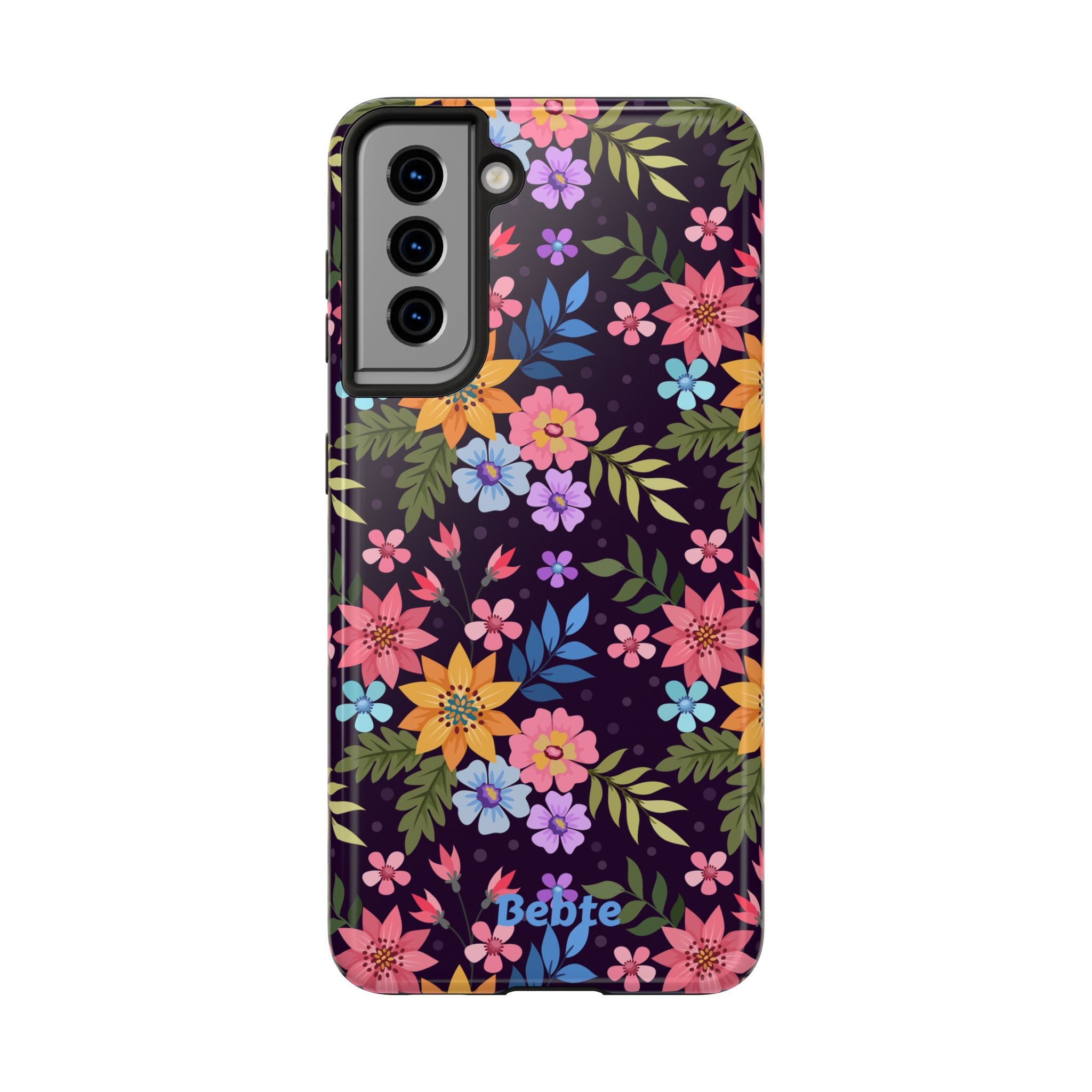 iPhone & Samsung Tough Phone Case  — Floral, Colorful, Garden Protective Phone Cover #8590327742647