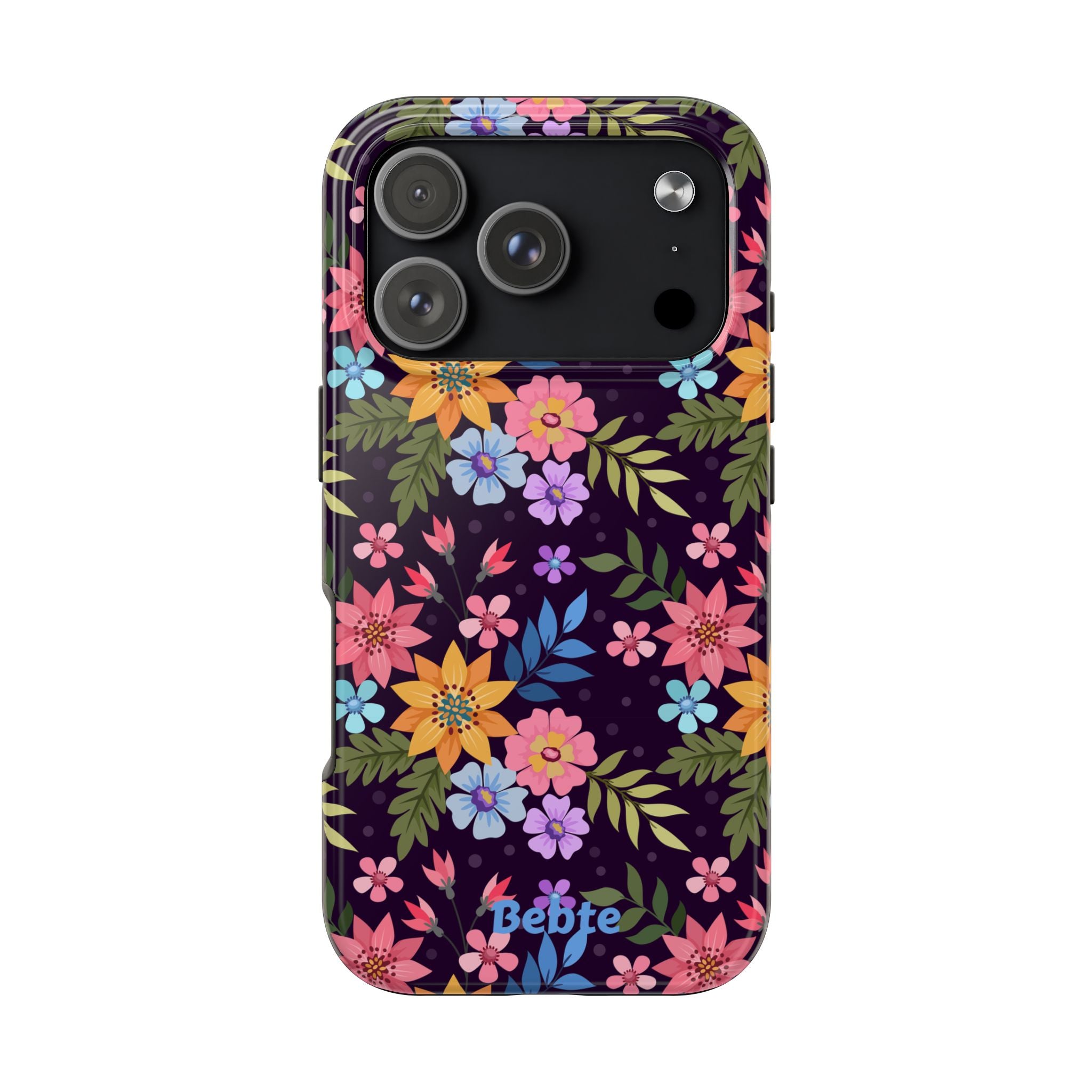 iPhone & Samsung Tough Phone Case  — Floral, Colorful, Garden Protective Phone Cover #8590327742647