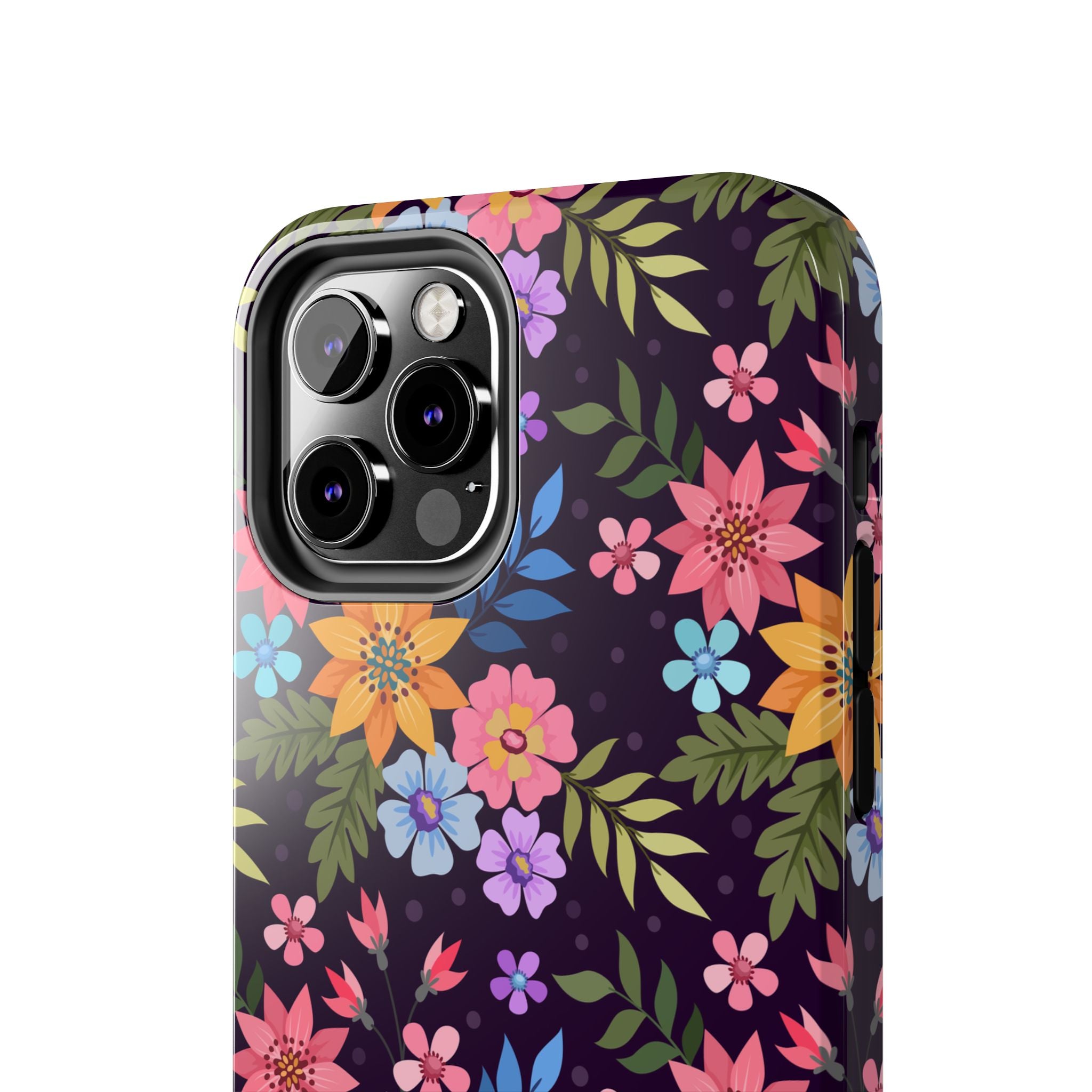 iPhone & Samsung Tough Phone Case  — Floral, Colorful, Garden Protective Phone Cover #8590327742647